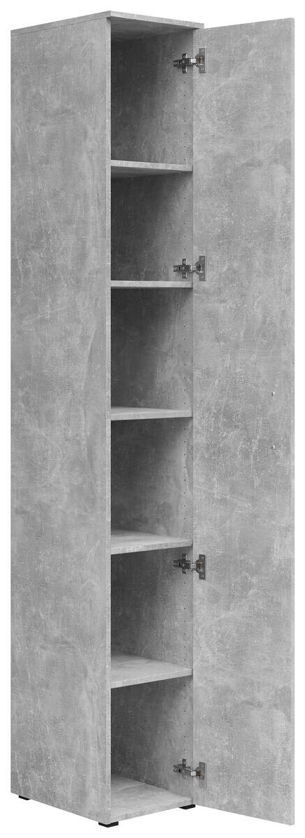 Schrank Multi-Stauraum Typ 8 Beton Optik B/H/T: ca. 30x195x40 cm