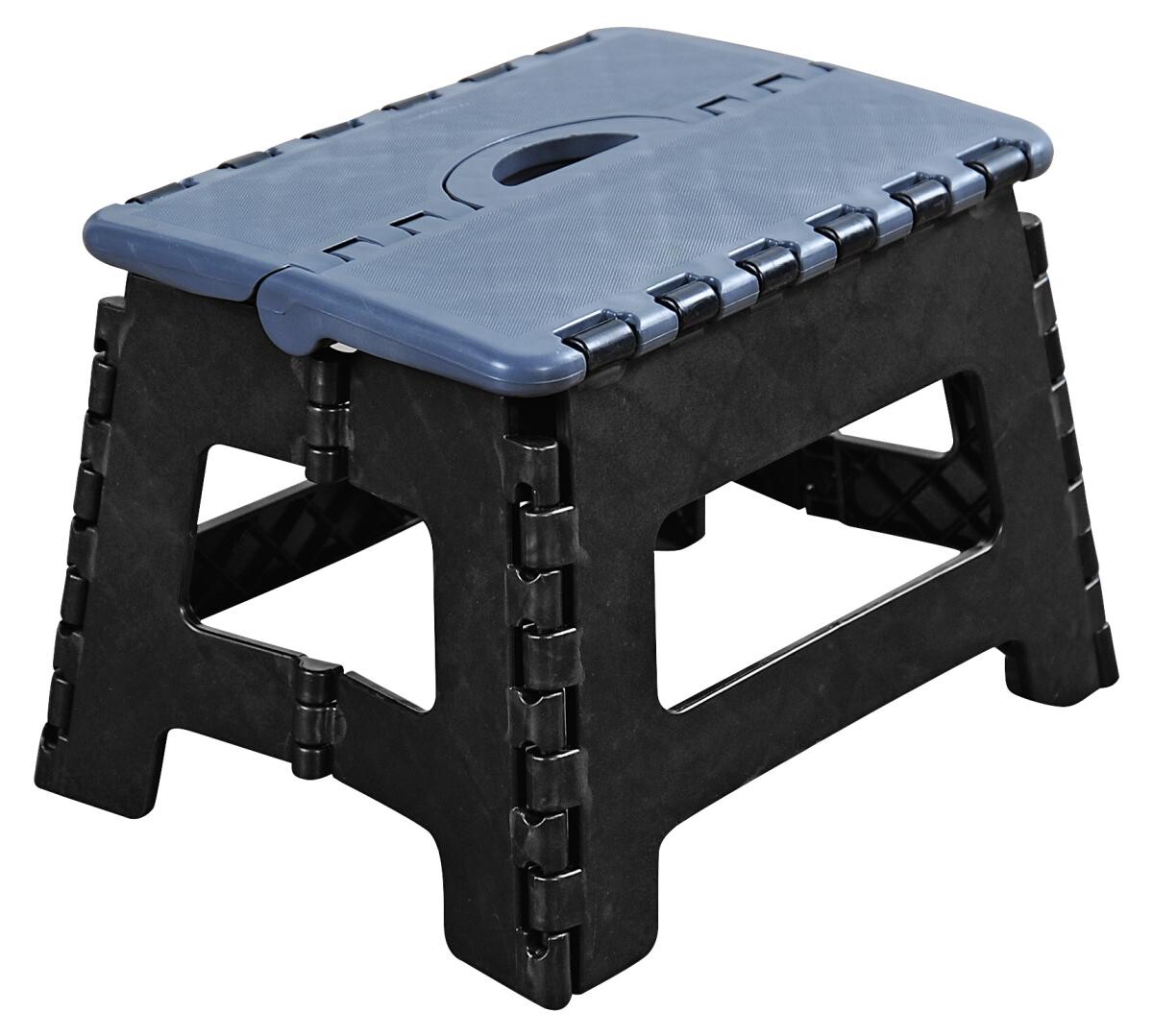 Kesper Klapphocker grau B/H/L: ca. 30x32x36,5 cm