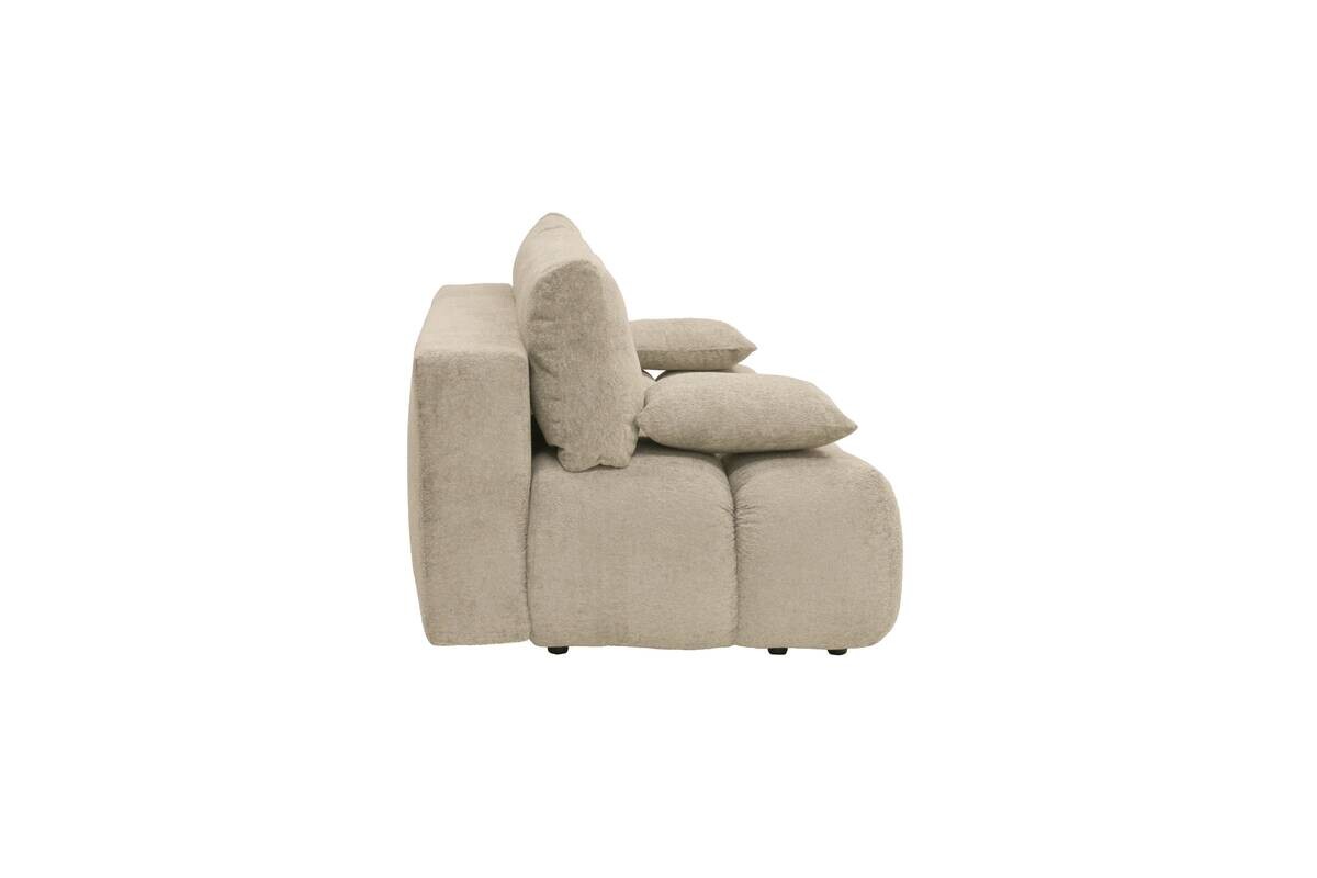 Schlafsofa beige Polyester B/H/T: ca. 210x72x105 cm