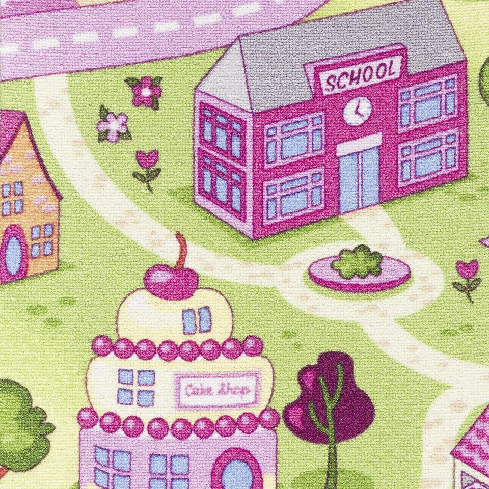 Teppichboden Sweet Town pink B: ca. 400 cm pro m²