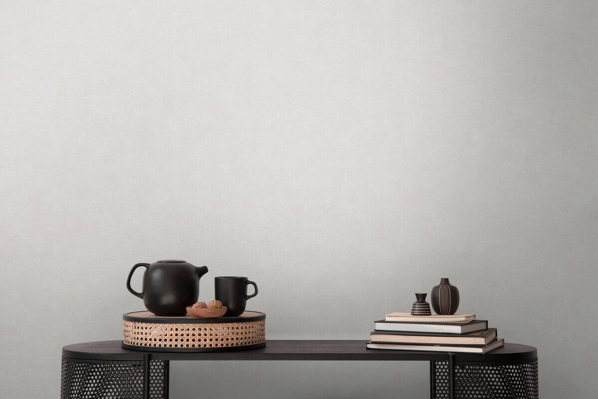 A.S.Creation Vliestapete grau B/H/D: ca. 53x1005x9,8 cm