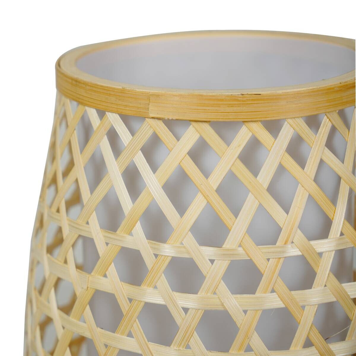 POCOline Bambus-Tischleuchte Amaya Bambus H/D: ca. 40x20 cm E27 1 Brennstellen