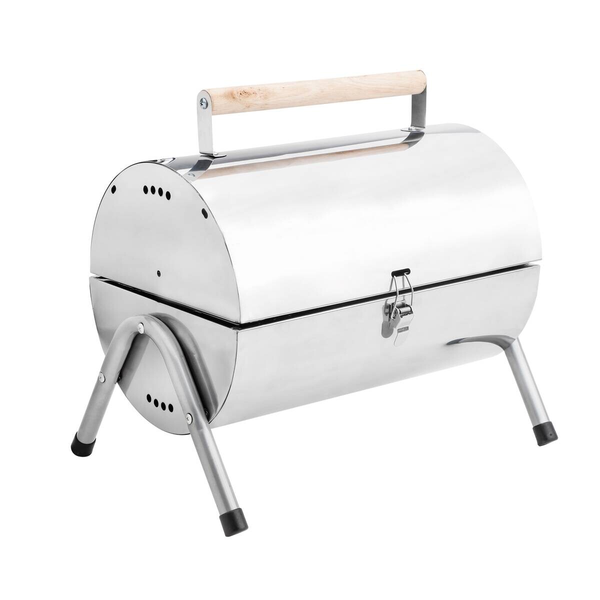 HI Grill Edelstahl B/H/L: ca. 27x37x42 cm