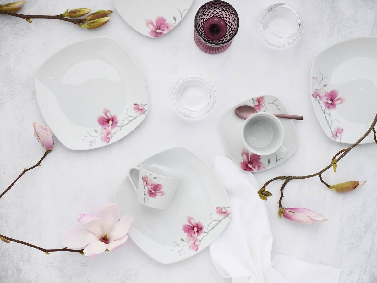 CreaTable Kaffeeservice Amelie multicolor Porzellan 18 tlg.