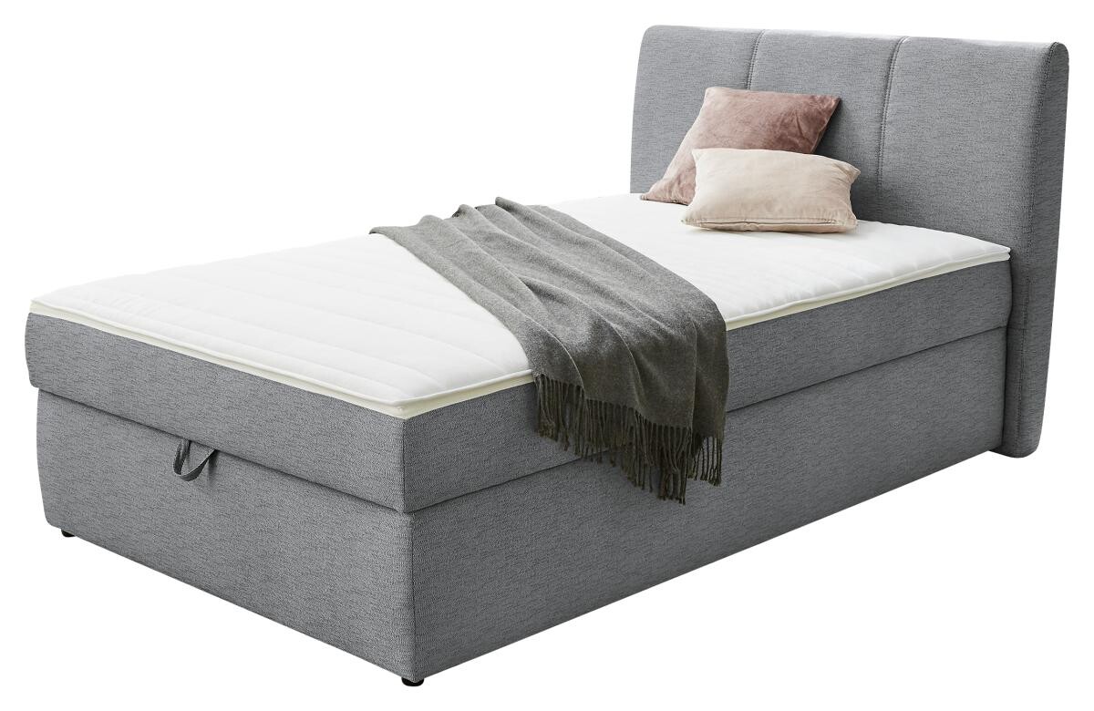 Polsterbett grau Liegefläche B/L: ca. 120x200 cm