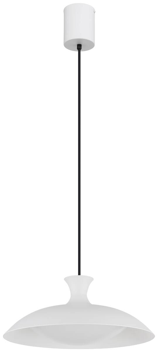 GLOBO Pendelleuchte weiß Metall H/D: ca. 150x40 cm 1 Brennstellen