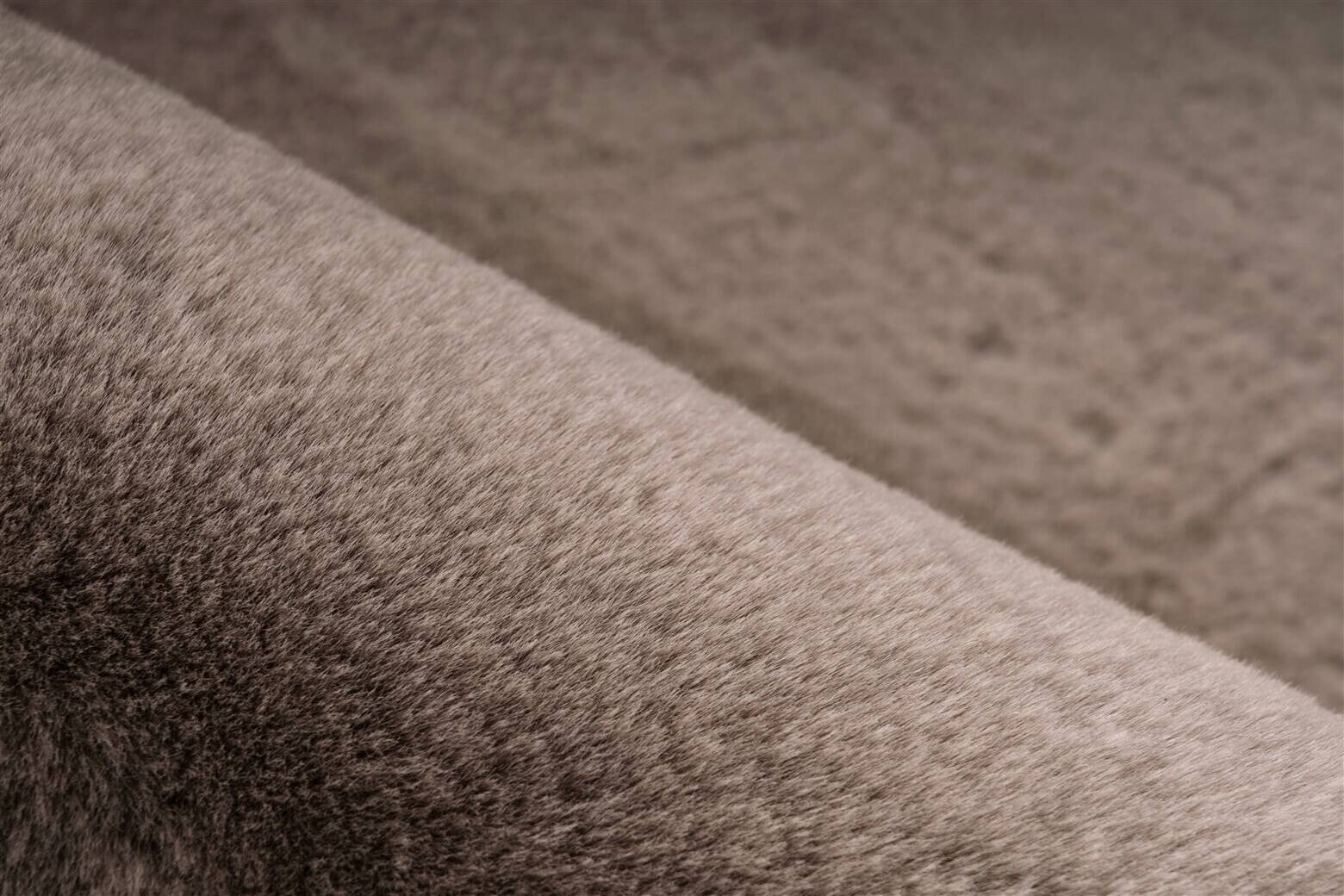 Padiro Hochflorteppich Rabbit Light 525 taupe D: ca. 120 cm