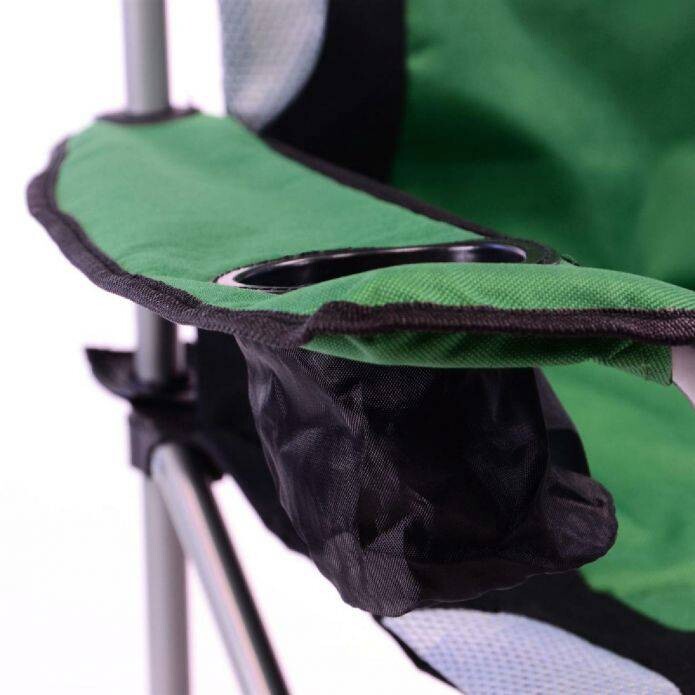 VCM Campingstuhl 2er Set grün Polyester B/H/T: ca. 47x90x47 cm