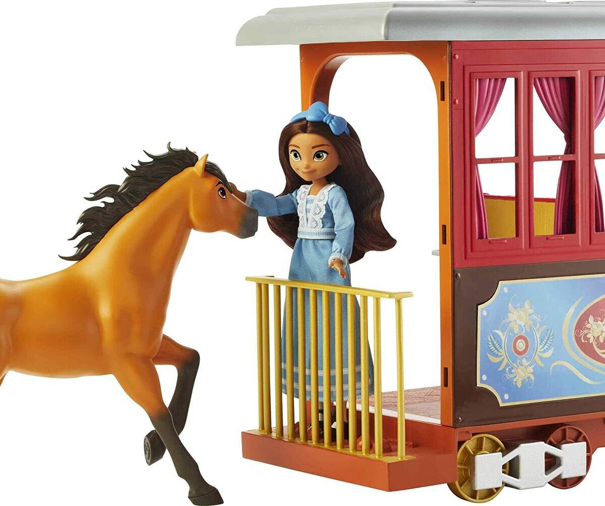 Matell Spielset mit Wagon Spirit