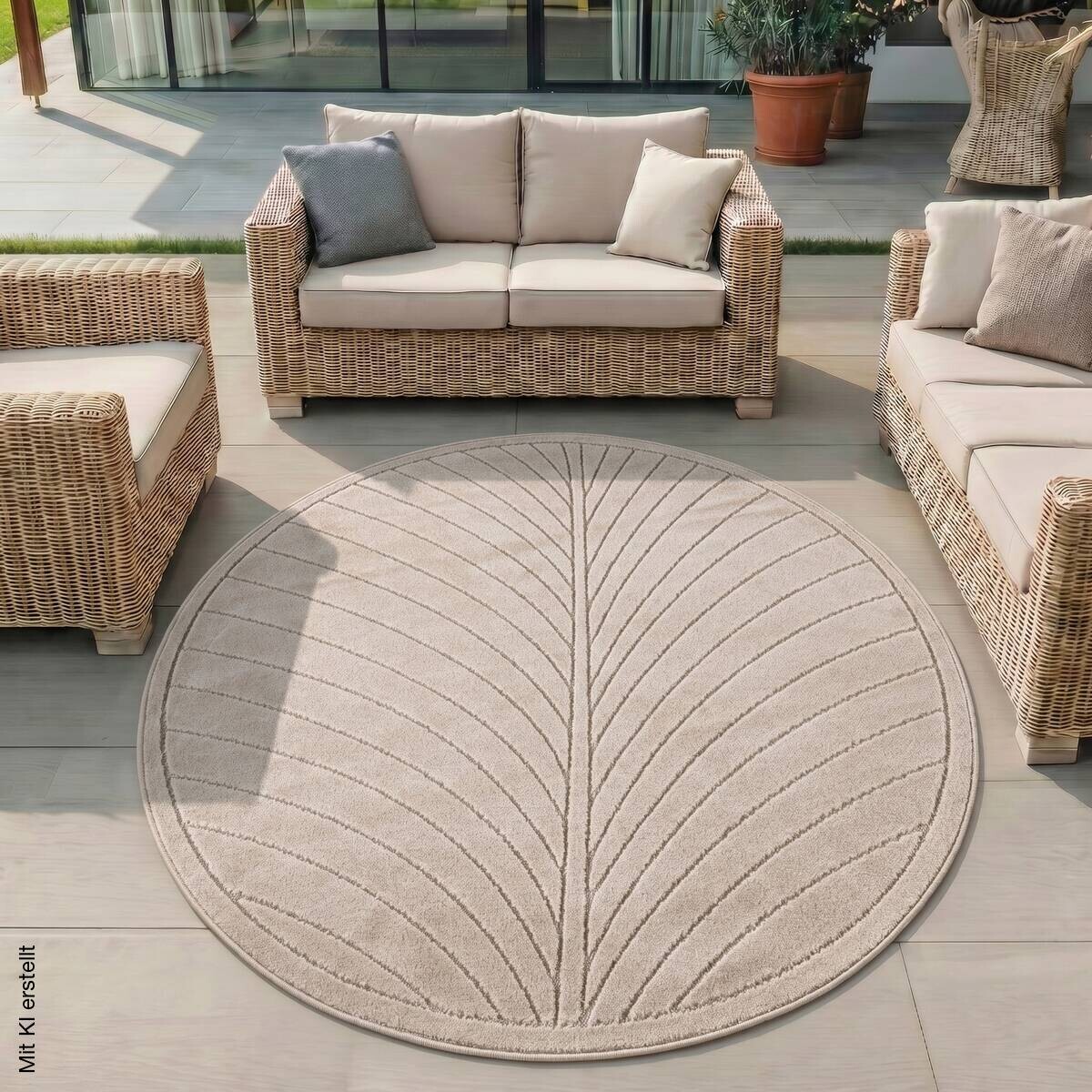 Ayyildiz Flachwebteppich NOVA beige D: ca. 120 cm