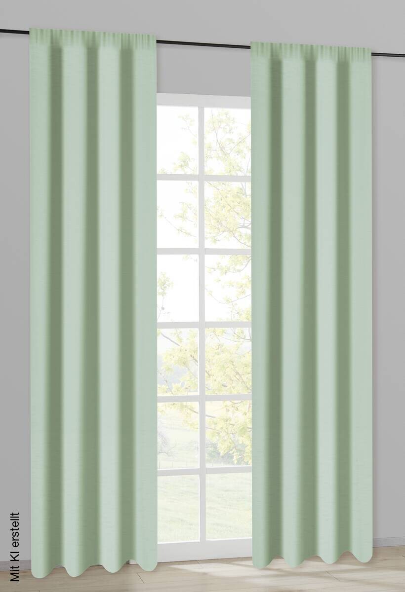 Kombivorhang Jule salbei B/L: ca. 140x245 cm