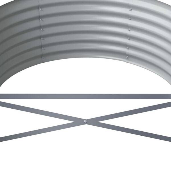 Hochbeet anthrazit Stahl B/H/L: ca. 80x36x224 cm