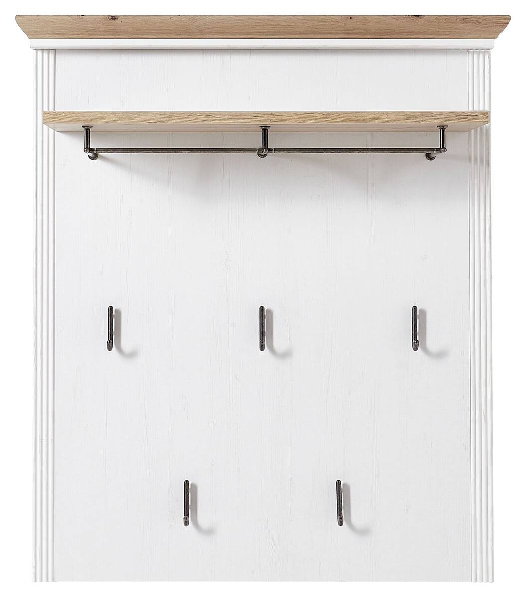 Garderobenpaneel Jasmin Pinie Nachbildung Eiche Artisan Nachbildung B/H/T: ca. 93x107x30 cm