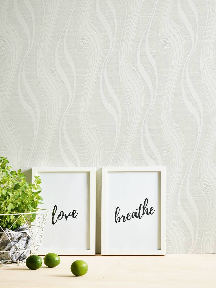 A.S.Creation Vliestapete weiß B/H/D: ca. 53x1005x9,7 cm