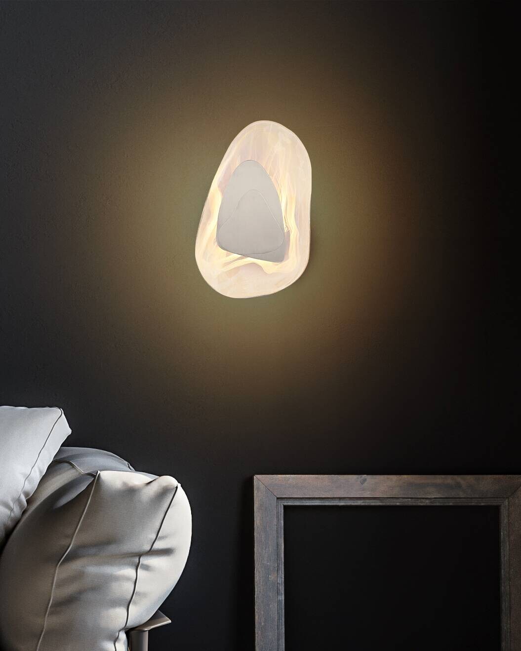 GLOBO LED-Wandleuchte DORSEY 78411N klar nickel Metall B/H: ca. 20,3x31,5 cm 1 Brennstellen
