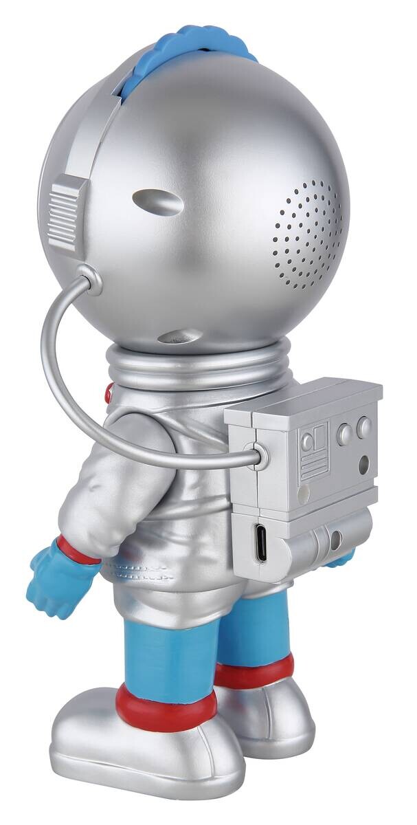 GLOBO Tischleuchte silber bunt schwarz PVC Kunststoff B/H/L: ca. 7x18,5x9,5 cm 1 Brennstellen