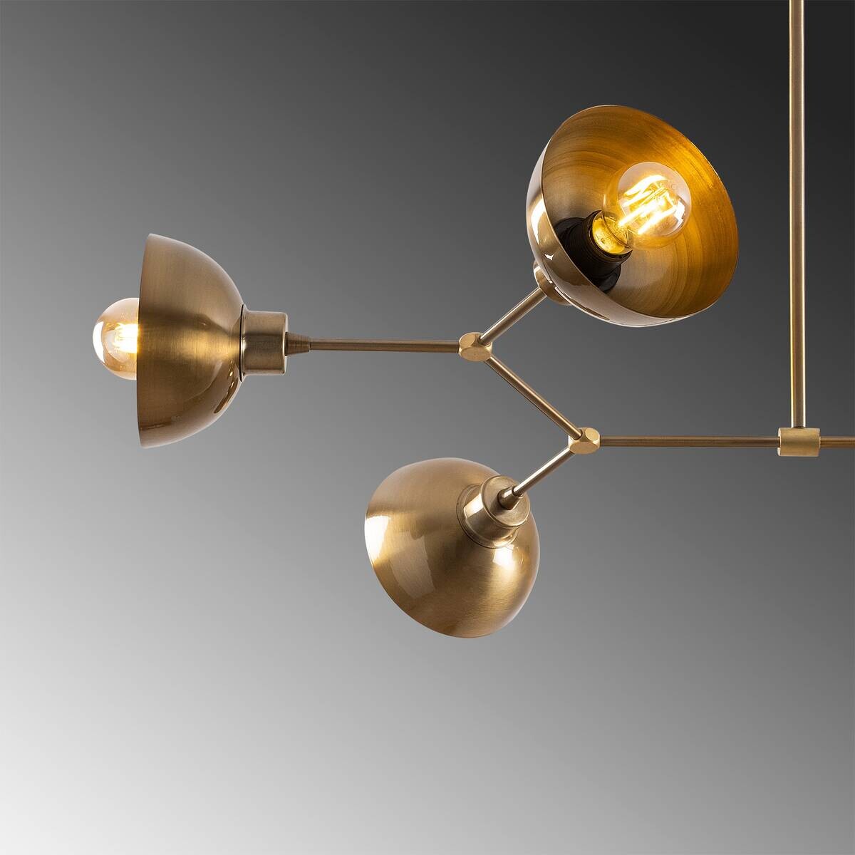 Opviq Pendelleuchte Dram-1102 B/H/T/L: ca. 102x53x52x102 cm E27 6 Brennstellen