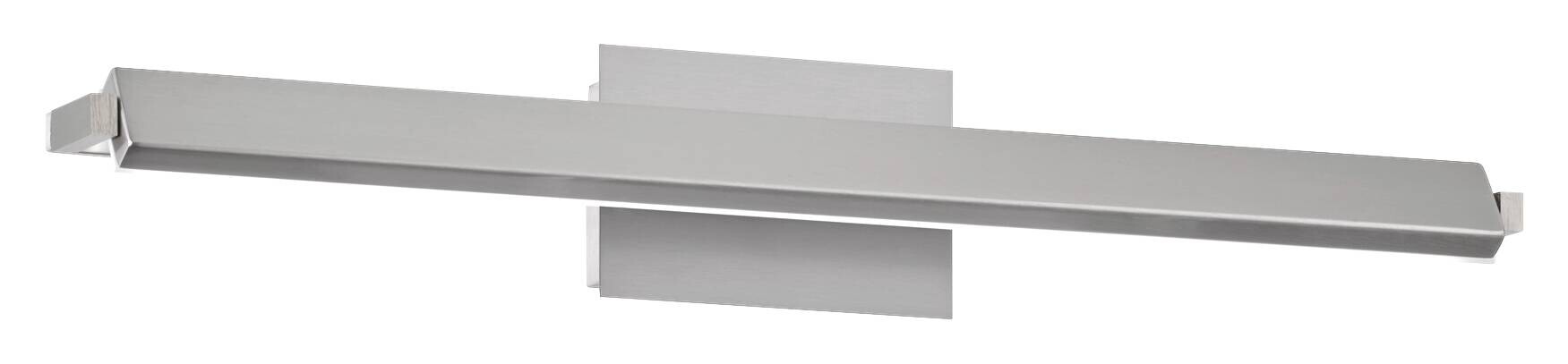 Fischer & Honsel LED-Wandleuchte 30055 weiß nickel matt Acryl Metall B/H/T: ca. 60x10x11 cm 1 Brennstellen