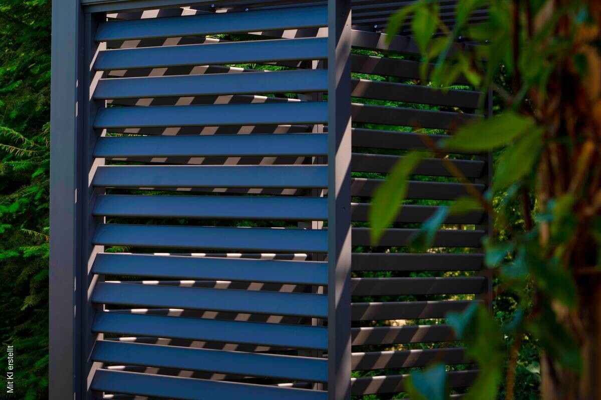 Mirador Seitenteil für Pergola anthrazit Aluminium B/H: ca. 93x240 cm