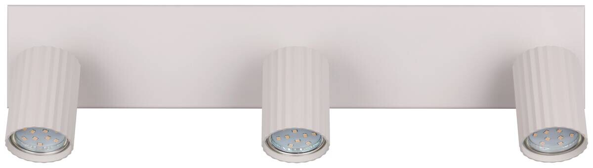 Reality Spot 3-flg. Soka grau Metall B/H/L: ca. 50x14,5x9 cm GU10 3 Brennstellen