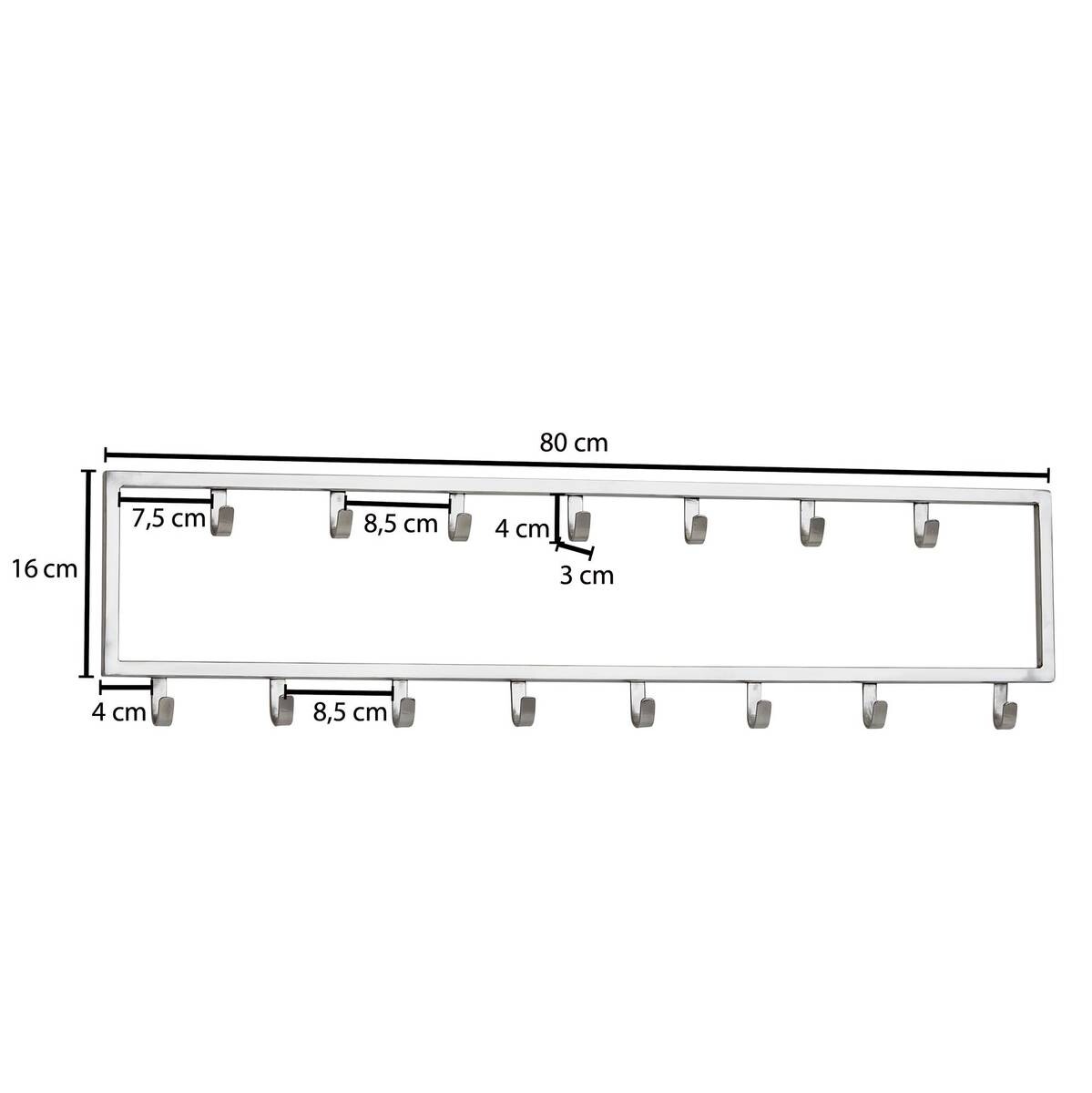 Garderobe B/H/T: ca. 80x20x4 cm