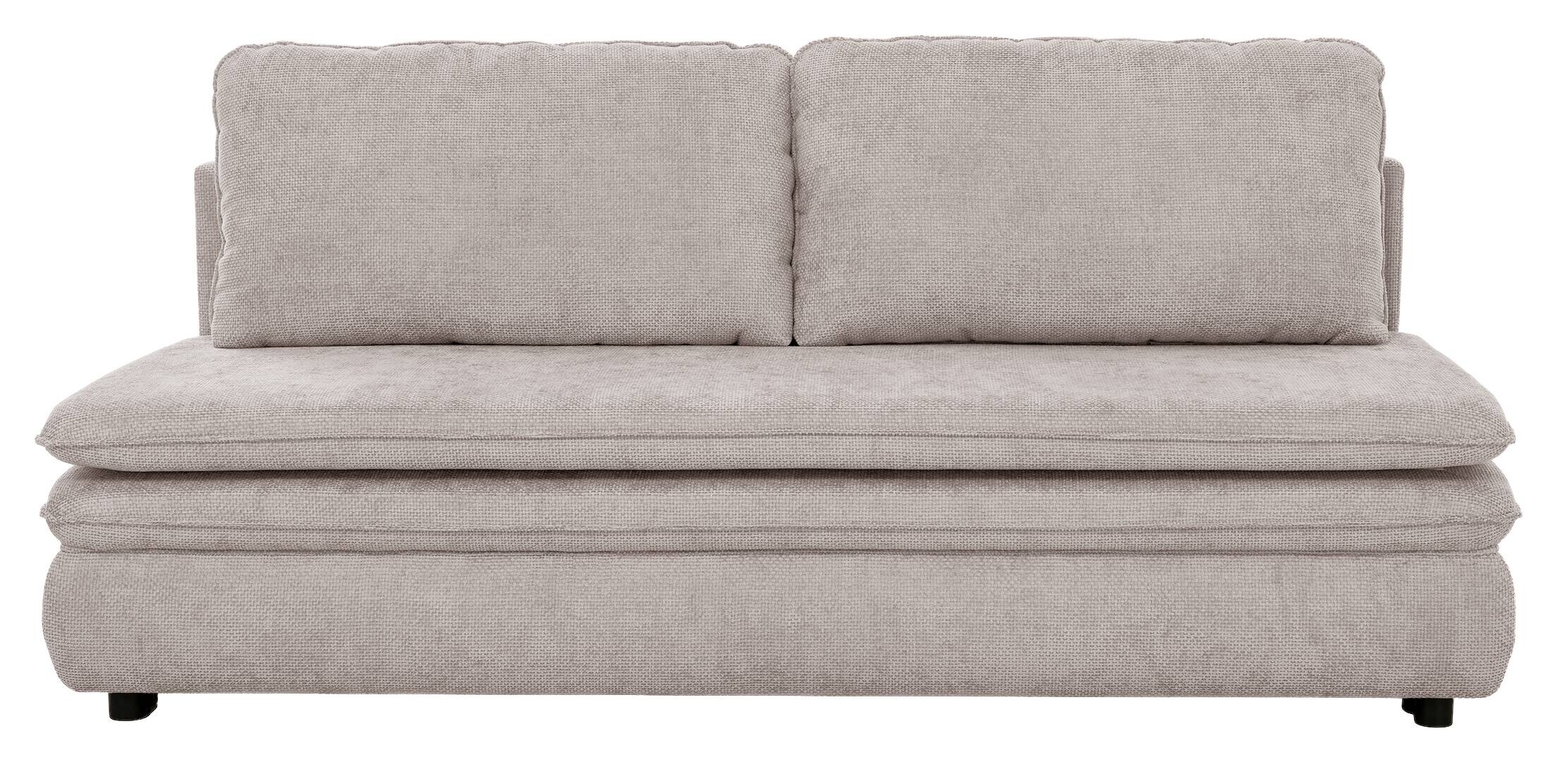 Schlafsofa Greige Microfaser B/H/T: ca. 200x89x85 cm