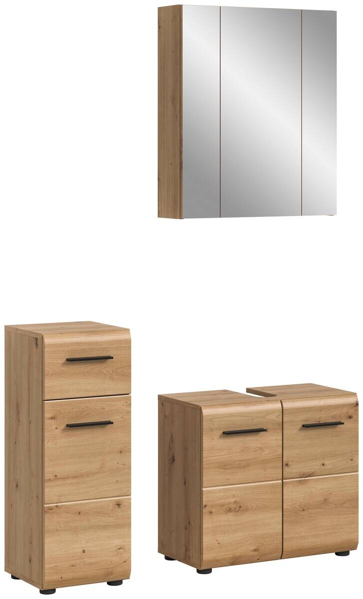 Badezimmer-Set Ice Artisan Oak Nachbildung B/H/T: ca. 105x185x30 cm