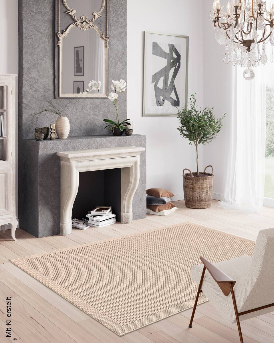 In-/Outdoor-Teppich Grace taupe B/L: ca. 80x240 cm