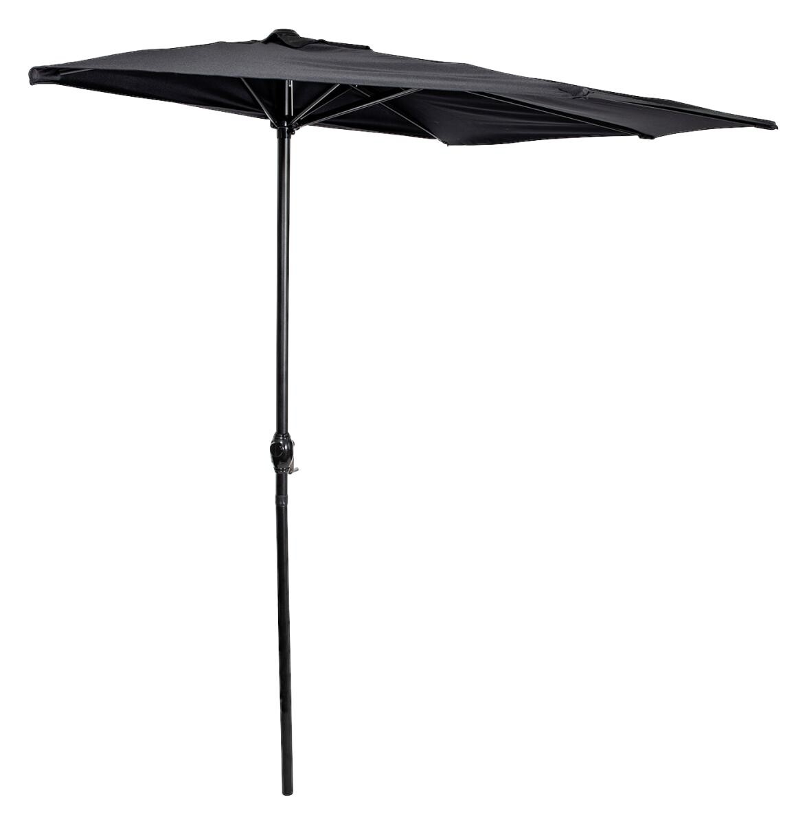 POCOline Sonnenschirm anthrazit Stahl B/L: ca. 140x270 cm