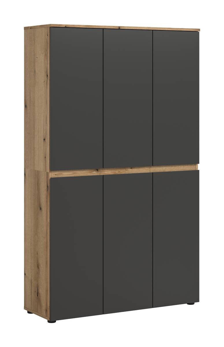 Schrank SCARPA Evoke Oak Nachbildung anthrazit B/H/T: ca. 105x175x37 cm