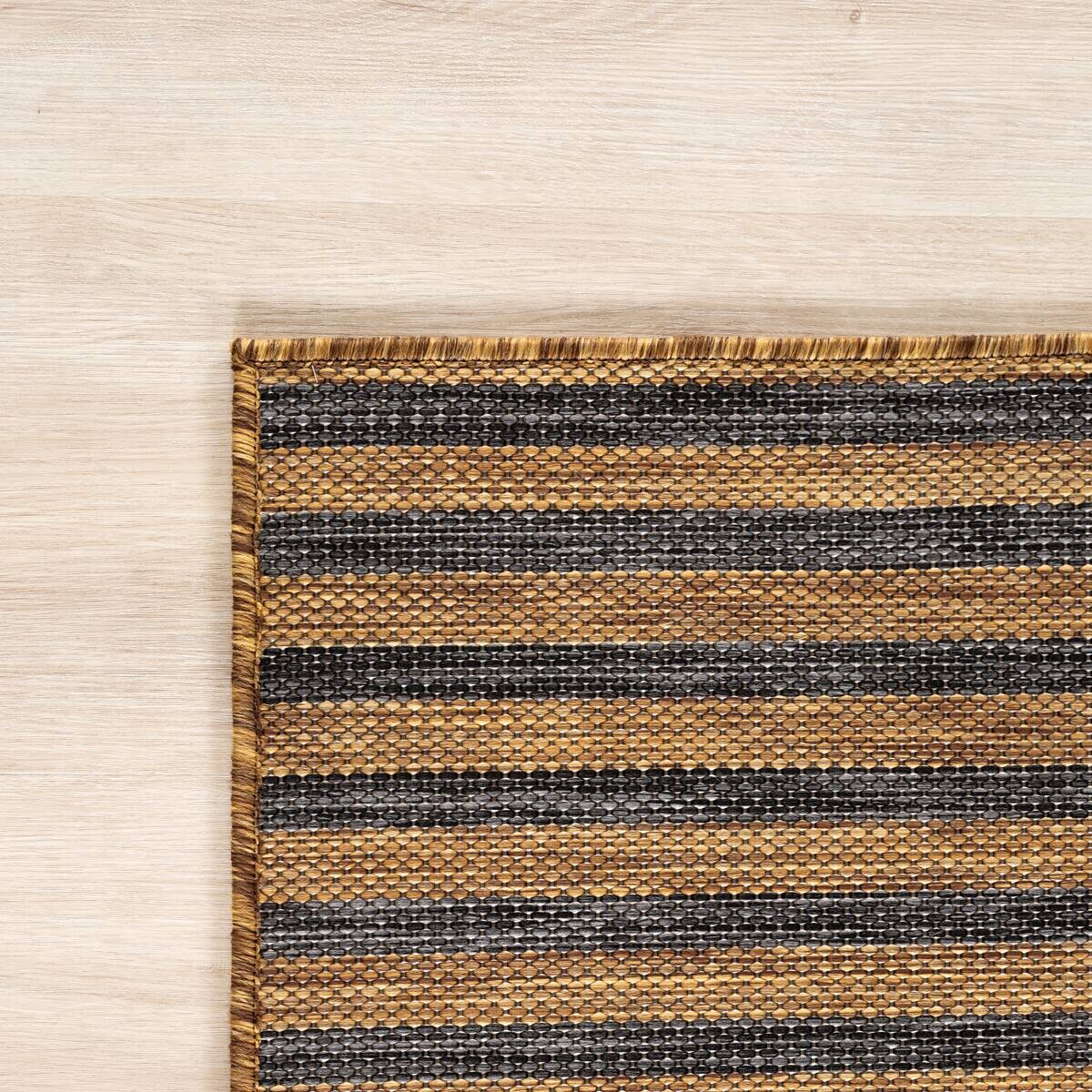 Ayyildiz Flachwebteppich MIRA schwarz B/L: ca. 60x100 cm