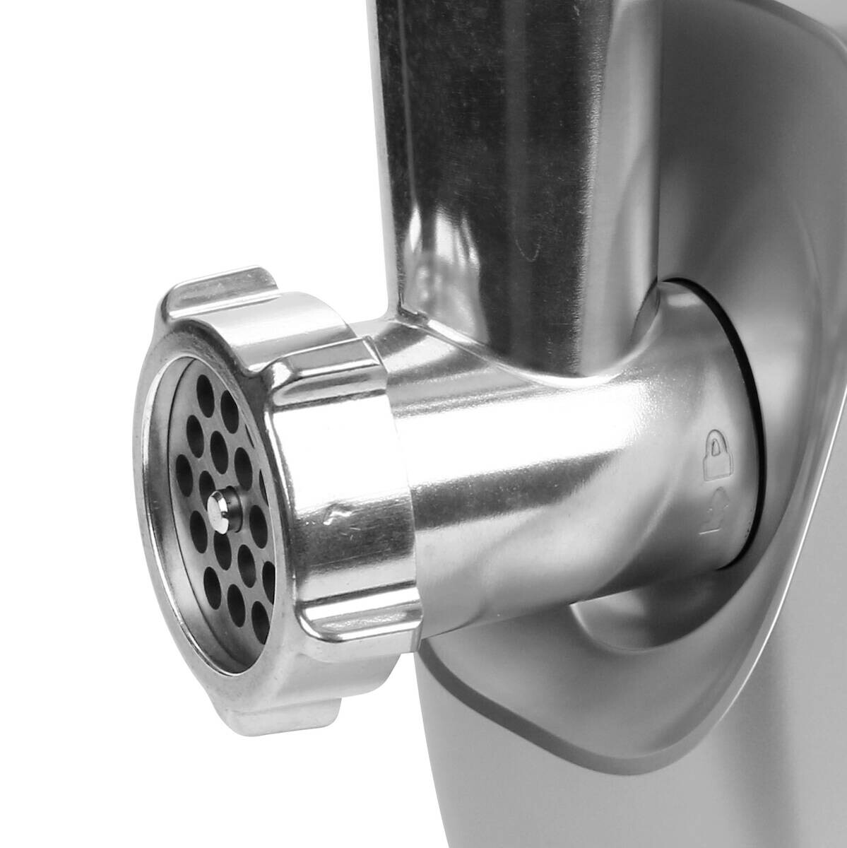 Emerio Fleischwolf MG-130207 schwarz silber Kunststoff Edelstahl B/H/T: ca. 13x21x24 cm