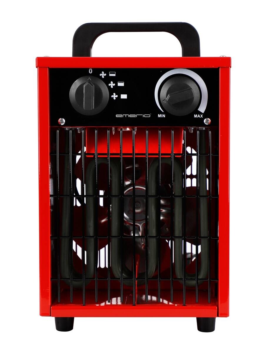Heizlüfter rot Kunststoff Metall B/H/L: ca. 21,5x32,6x19,8 cm ca. 3000 W
