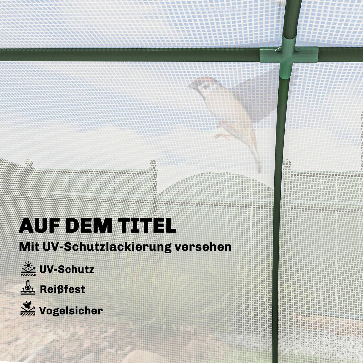 Outsunny Gewächshaus B/H/T/L: ca. 100x80x100x200 cm weiß