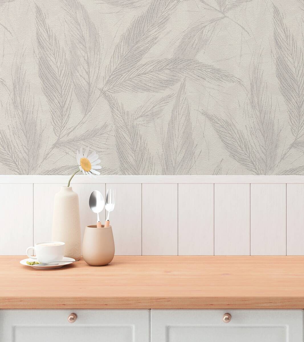 A.S.Creation Vliestapete grau beige weiß B/H/D: ca. 53x1005x9,3 cm