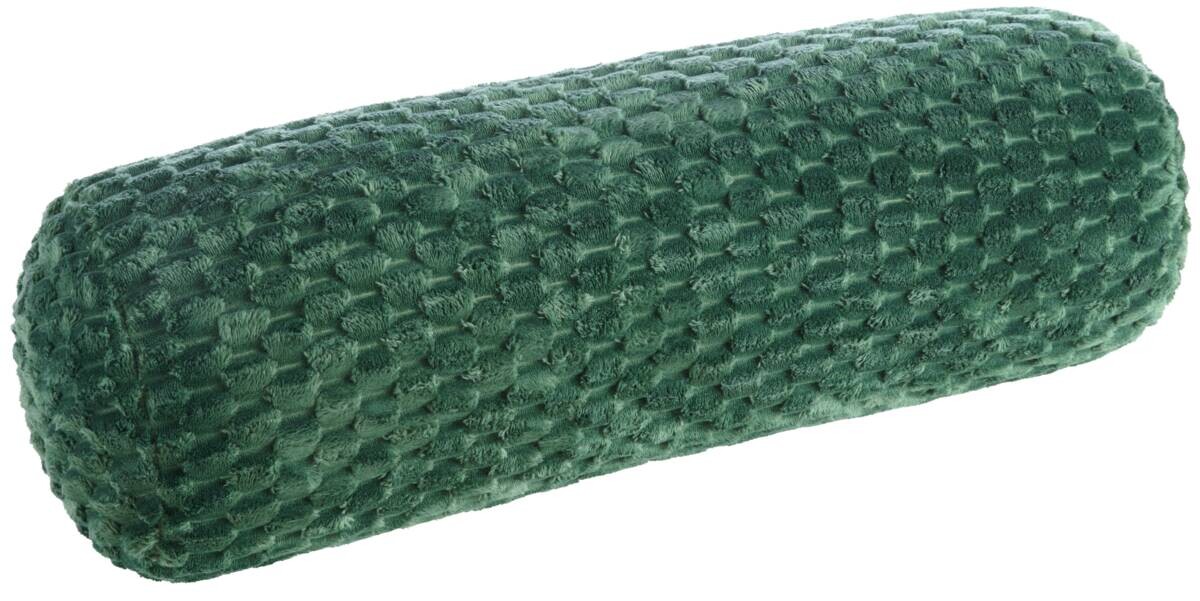 POCOline Nackenrolle Wabe dunkelgrün 100% Polyester L/D: ca. 70x22 cm