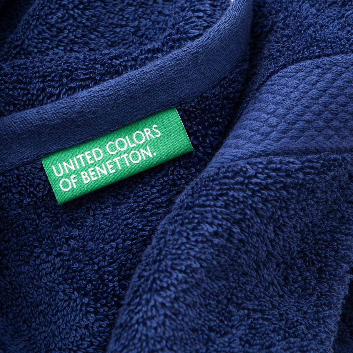 BENETTON Handtuch CORE dunkelblau 100% Baumwolle B/L: ca. 50x90 cm