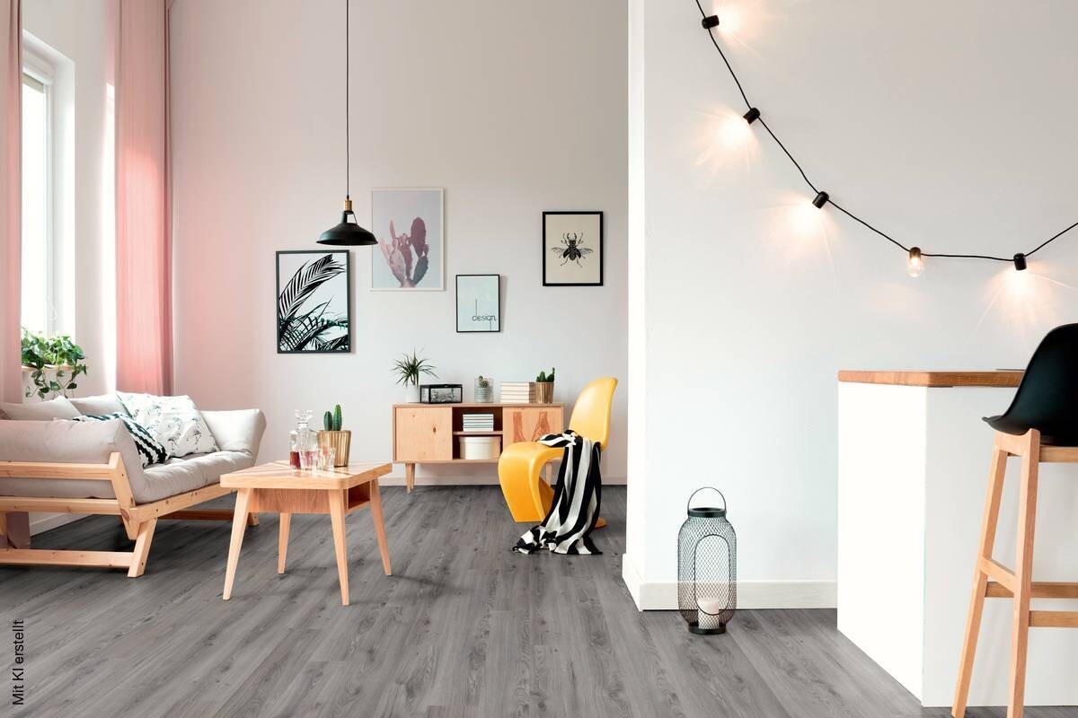 Laminatboden Millenium ca. 2,39 m² im Paket B/L: ca. 19,3x137,6 cm pro Paket