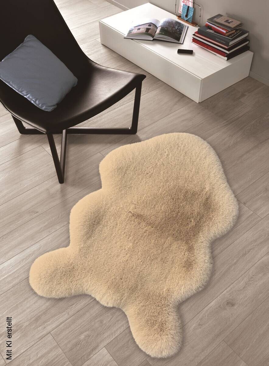 Fellimitat Jack sand B/L: ca. 60x90 cm