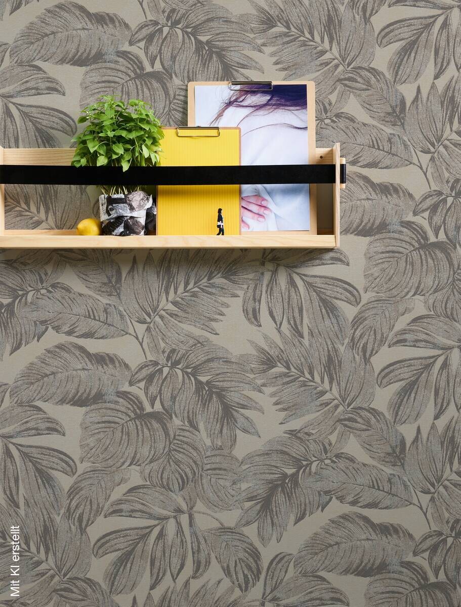 A.S.Creation Vliestapete beige grau B/H/D: ca. 53x1005x10 cm
