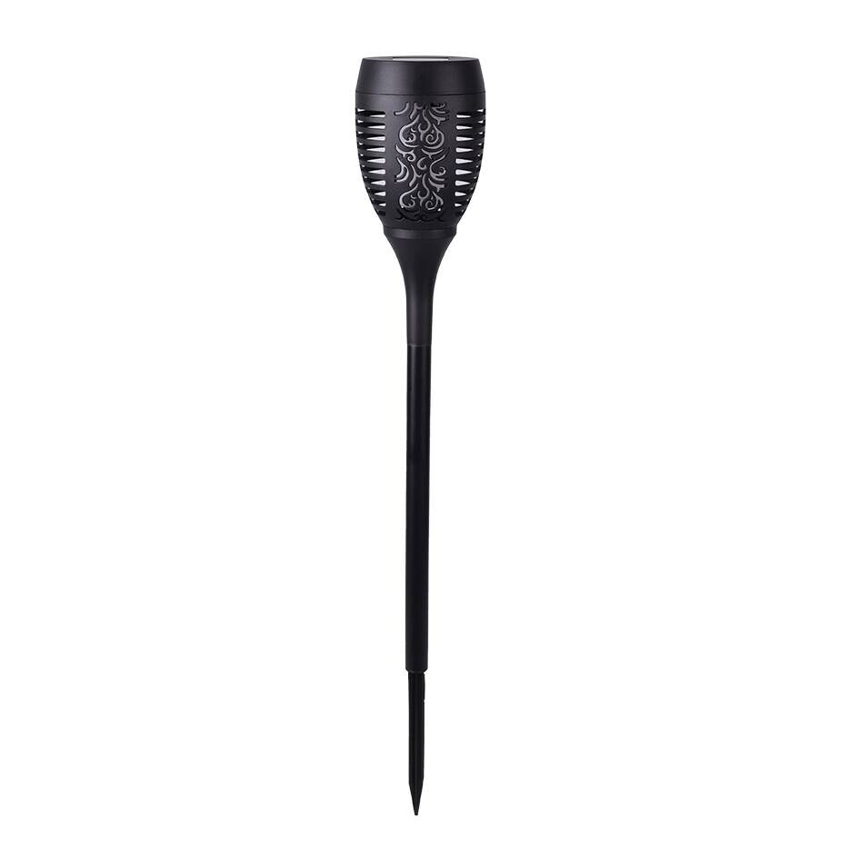 Solarleuchte schwarz Kunststoff H: ca. 78 cm