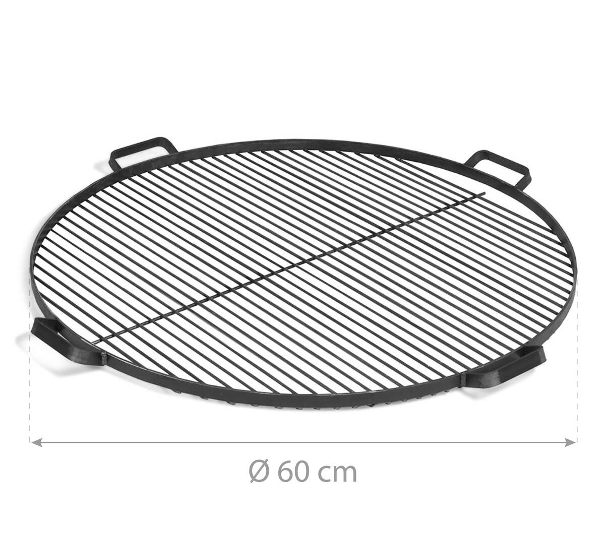 CookKing Grillrost 60 schwarz Stahl B/T: ca. 60x60 cm