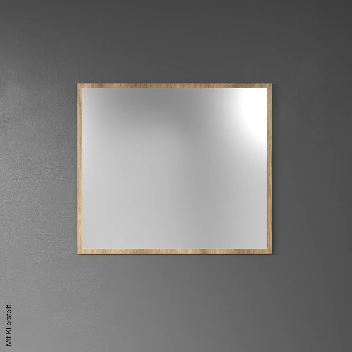 Garderobenspiegel Pure Bliss Eiche Evoke Oak Nachbildung B/H/T: ca. 80x70x2 cm