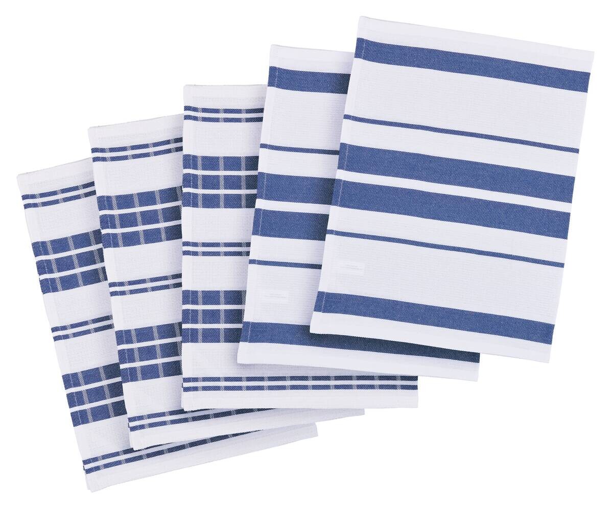 POCOline Geschirrtuch blau Baumwolle B/L: ca. 45x70 cm