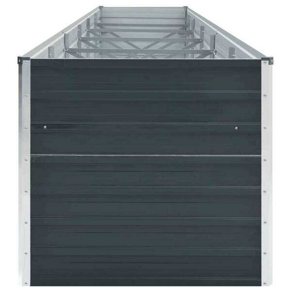 Garten-Hochbeet anthrazit Stahl B/H/L: ca. 80x77x480 cm