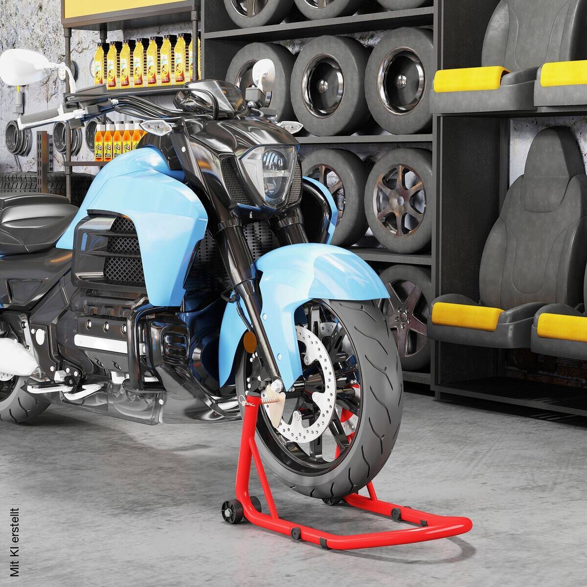 HOMCOM Motorradständer B/H/L: ca. 35x64x38 cm