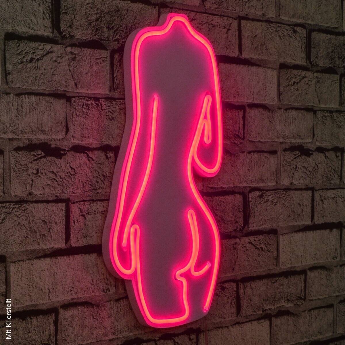 Opviq LED-Wandleuchte rosa PVC B/H/T/L: ca. 22x42x2x22 cm