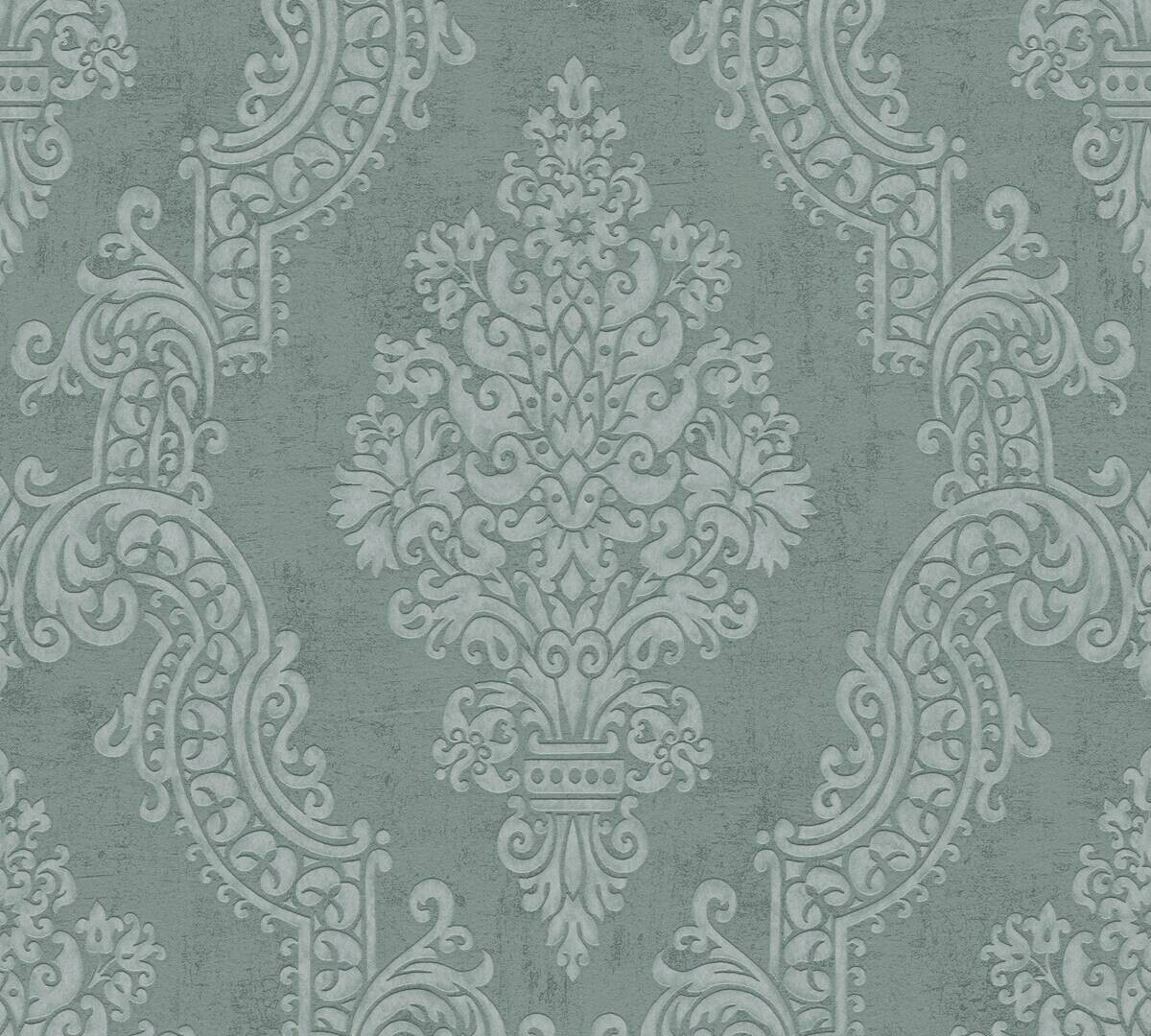 A.S.Creation Vliestapete dunkelgrün B/H/D: ca. 53x1005x9,1 cm