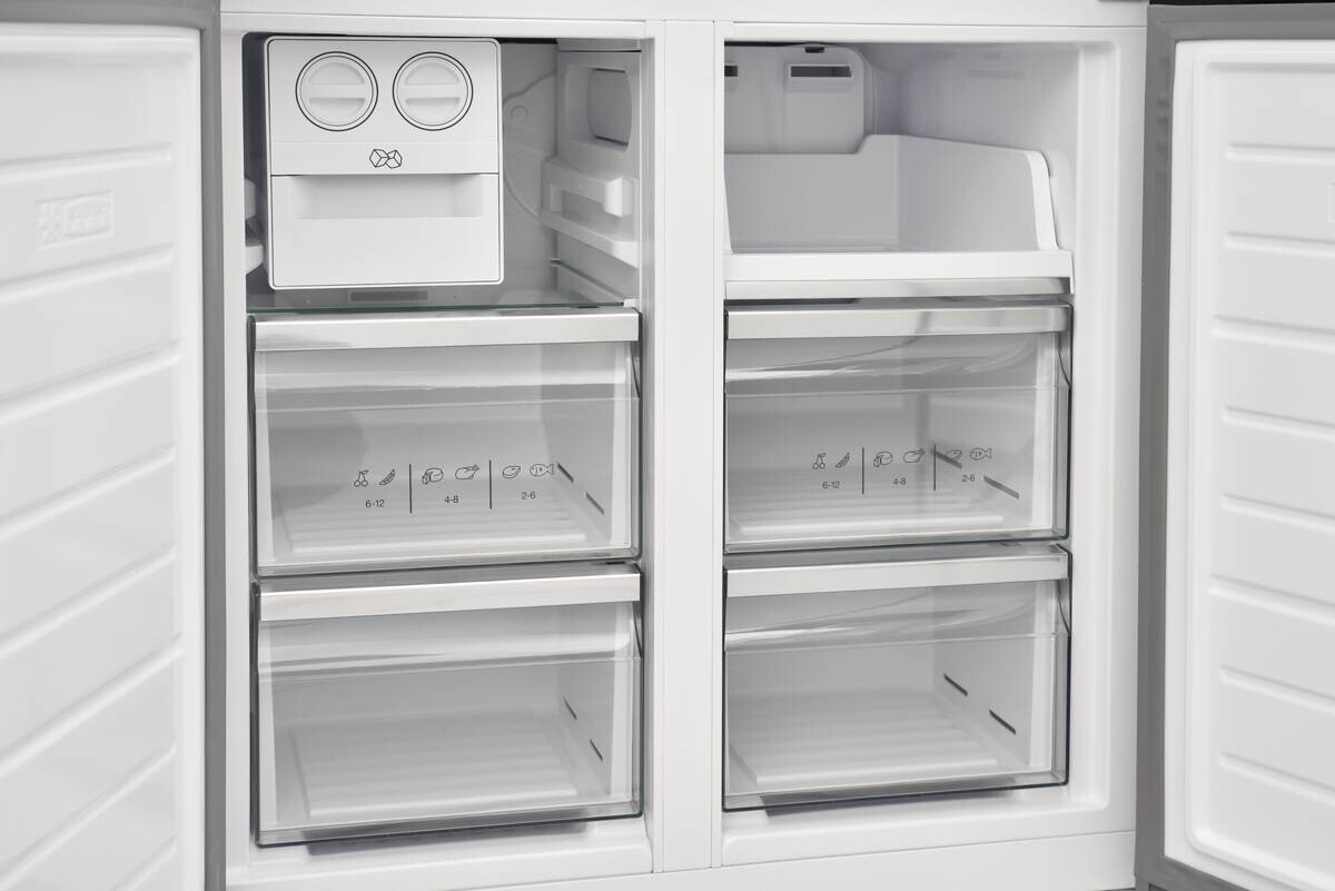 Vestel French-Door Kühl-/Gefrierkombination FD56021 EX Inox B/H/T: ca. 84x179x69 cm