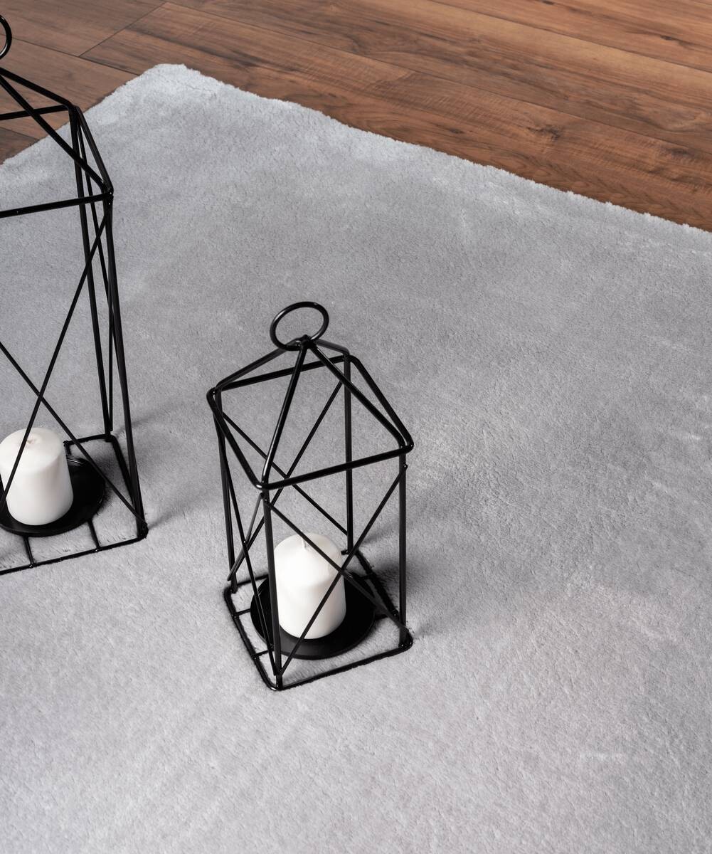 Teppich Loft grau B/L: ca. 80x150 cm